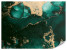 Fototapeta Abstrakcyjny Turkusowy Marmur do Salonu i Sypialni 150x105cm, 6875666
