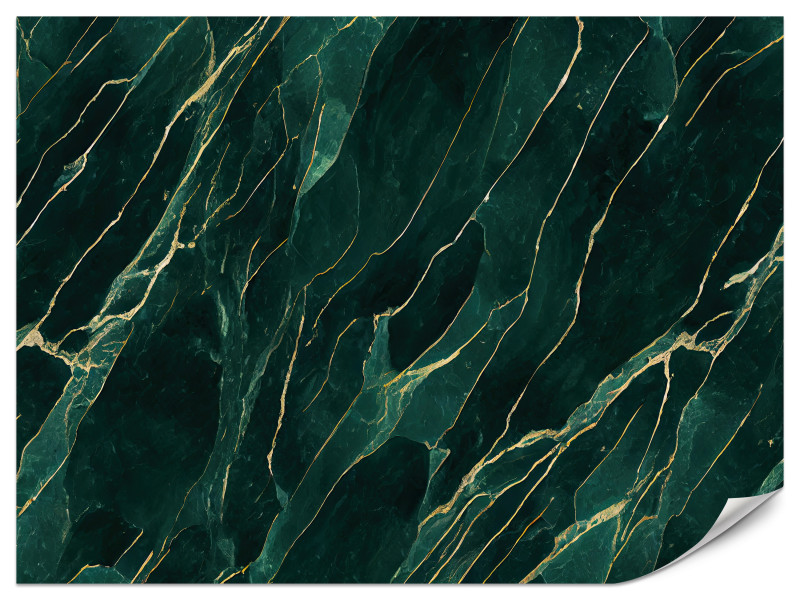 Fototapeta Zielony Marmur do Salonu i Sypialni 450x315cm, 6875690