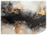 Fototapeta Czarno-biały Marmur ze Złotem do Salonu i Sypialni 100x70cm, 6880907