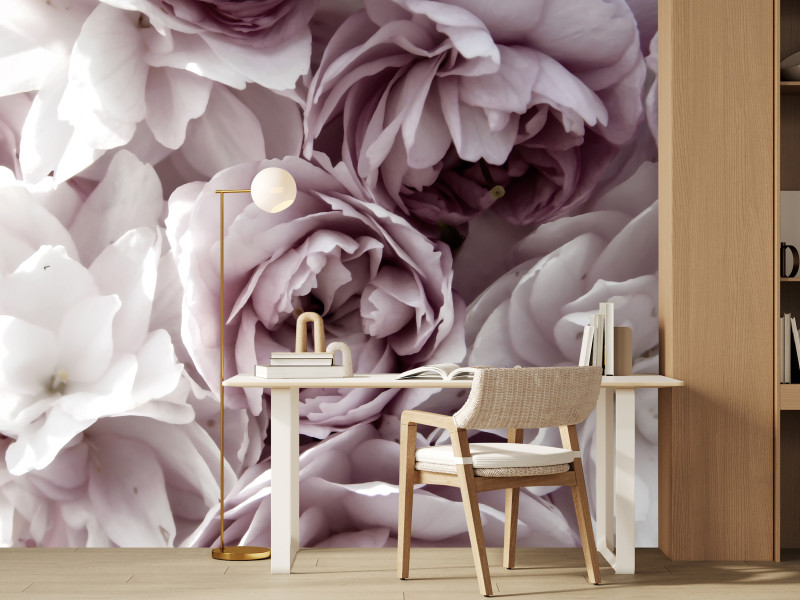 Fototapeta Pastelowe Kwiaty do Salonu i Sypialni 250x175cm, 6885604