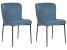 Inny kolor wybarwienia: Zestaw 2 krzeseł do jadalni niebieski