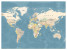 Fototapeta Mapa Świata po Polsku Dla Dzieci 400x280cm, 6898684