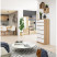Komoda do sypialni, 6 szuflad, STILO, 60x40x130, sonoma, biel | TYLETEGOTU, 6918408