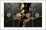 Fototapeta Czarny Abstrakcyjny Marmur do Salonu i Sypialni 200x140cm, 6920535