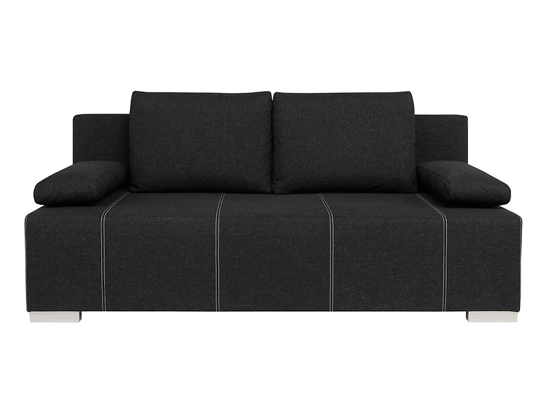sofa trzyosobowa Street IV LUX 3DL rozkładana z pojemnikiem czarna, 692628