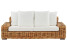 Produkt: Ogrodowa sofa rattanowa z poduszkami