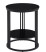 STOLIK KAWOWY DO SALONU SYPIALNI POKOJU FI50 CM CZARNY WYSOKI 60CM LOFT, 6963160