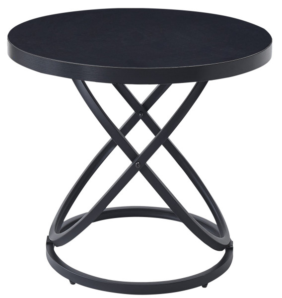 STOLIK KAWOWY DO SALONU OKRĄGŁY NOWOCZESNY DESIGN GALAXY MAX fi60 cm CZARNY, 6963162