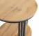 STOLIK KAWOWY DO SALONU SYPIALNI POKOJU FI50 DĄB WYSOKI 60CM LOFT, 6963199