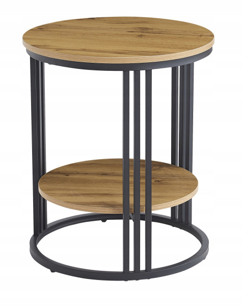 STOLIK KAWOWY DO SALONU SYPIALNI POKOJU FI50 DĄB WYSOKI 60CM LOFT, 6963200