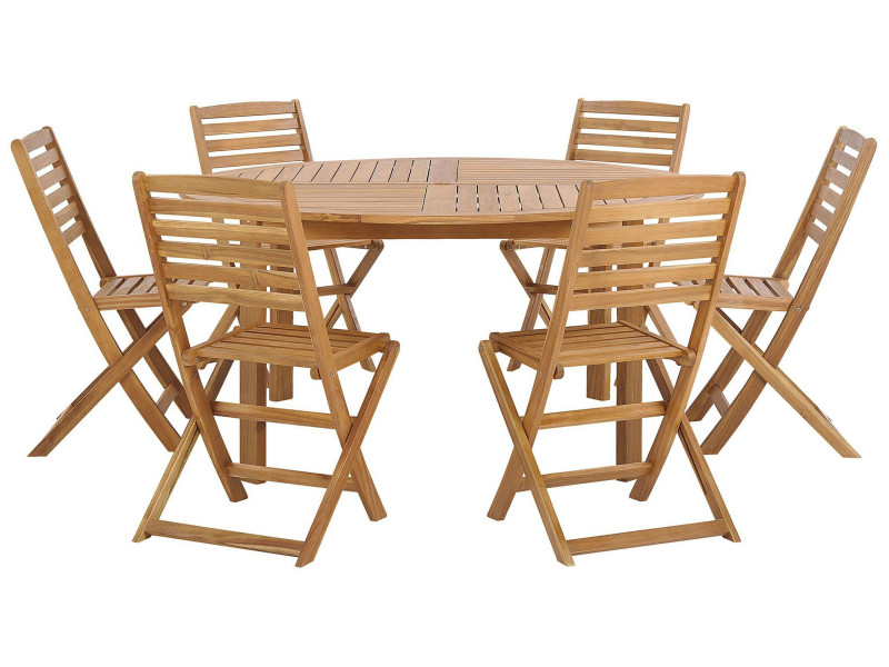 Zestaw ogrodowy 6 osobowy stół krzesła, 696403