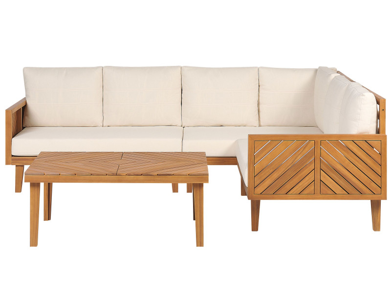 Zestaw ogrodowy sofa stolik drewno akacjowe, 696803