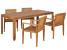 Produkt: Zestaw ogrodowy stół 4 krzesła drewno akacjowe