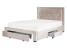Produkt: Łóżko z szufladami welurowe 140x200cm beżowe