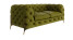 Inny kolor wybarwienia: Ropez Chelsea Bis sofa 2 osobowa pikowana oliwka nogi złote