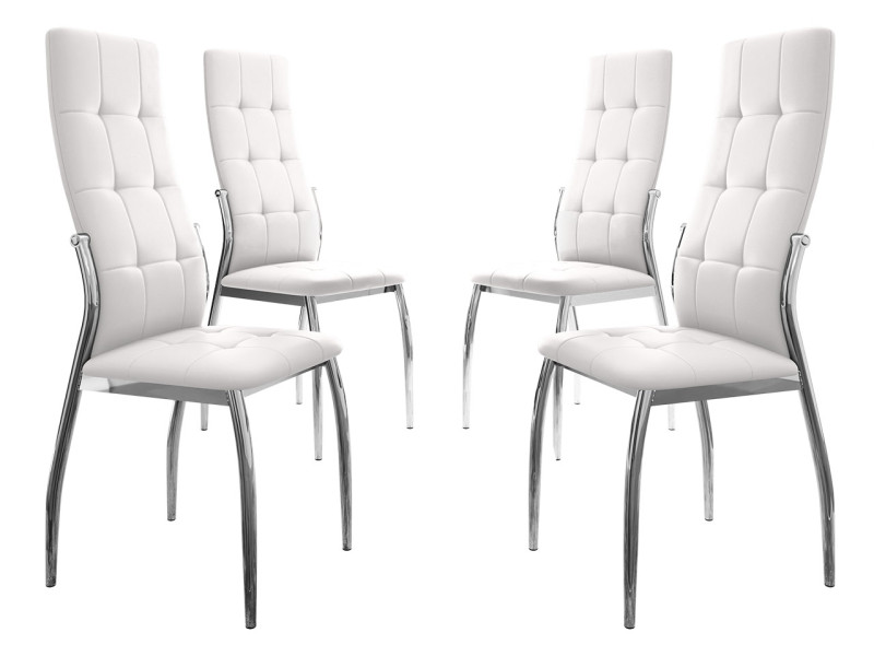 Zestaw czterech tapicerowanych krzeseł K209, 710561