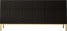 Inny kolor wybarwienia: Komoda 160cm  - Gala 2 Czarny mat - Czarny połysk