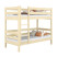 Inny kolor wybarwienia: Drewniane łóżko piętrowe N01 100x190