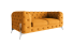 Inny kolor wybarwienia: Ropez Chelsea Bis sofa 2 pikowana pomarańczowa nogi srebrne