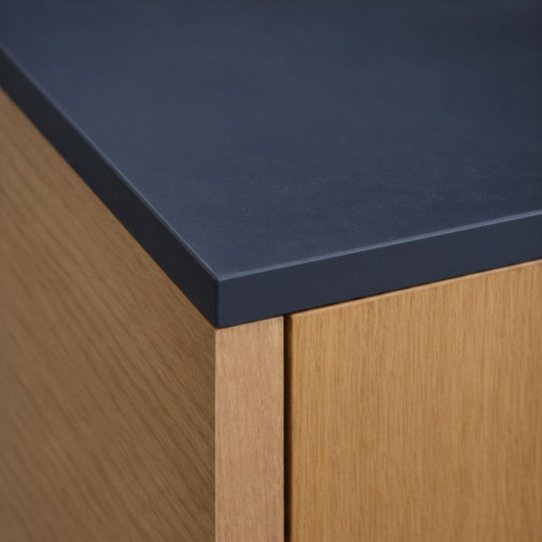 Blat kuchenny HPL 80x62 cm Black Mat (0190AF) wodoodporny 12mm, 7141284