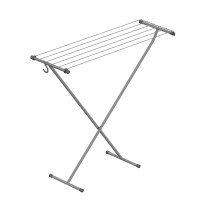 Produkt: Mała suszarka na pranie z hakiem RORETS COMPACT Space Grey szara