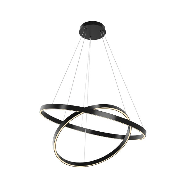 Lampa wisząca RIM czarno-biała LED 83W 3000-4000K 7000lm Maytoni, 7159116