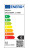 Lampa wisząca RIM czarno-biała LED 83W 3000-4000K 7000lm Maytoni, 7159123