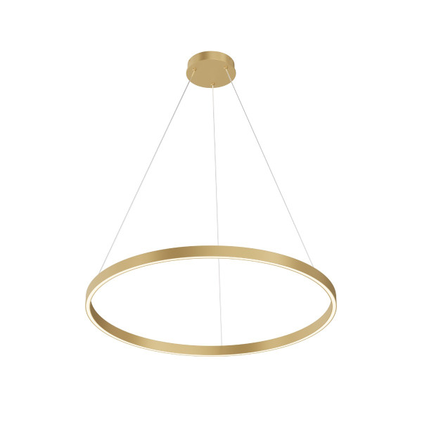 Lampa wisząca RIM mosiężno-biała LED 51W 3000-4000K 4335lm Maytoni, 7160090
