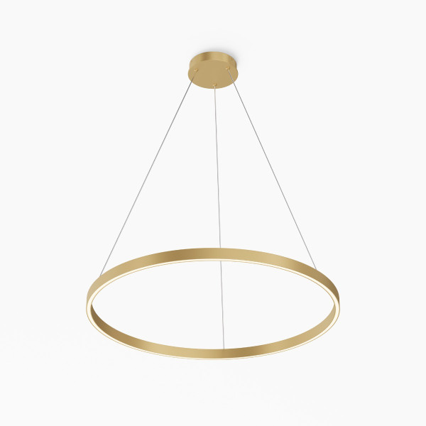 Lampa wisząca RIM mosiężno-biała LED 51W 3000-4000K 4335lm Maytoni, 7160091