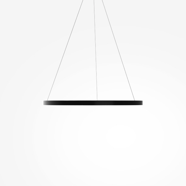 Lampa wisząca RIM ring czarno-biała LED 51W Biały zmienny 0lm IP20 Maytoni, 7160196