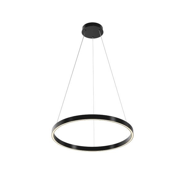 Lampa wisząca RIM ring czarno-biała LED 36W Biały zmienny 0lm IP20 Maytoni, 7160652