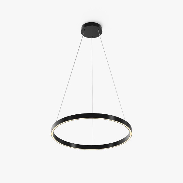 Lampa wisząca RIM ring czarno-biała LED 36W Biały zmienny 0lm IP20 Maytoni, 7160653