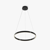 Lampa wisząca RIM ring czarno-biała LED 36W Biały zmienny 0lm IP20 Maytoni