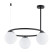 Lampa wisząca RINGO czarna 3xE14x10W wym:51x54x54cm IP20 Alfa, 7161120