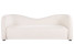Produkt: Sofa 3-osobowa welurowa nowoczesna biała