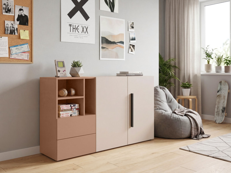 Komoda 135 cm młodzieżowa z szufladami LUMI, 7173013