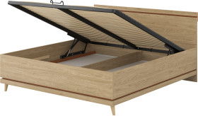 Łóżko 180x200 ze stelażem młodzieżowe SCANDI