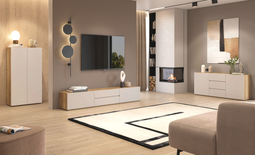 Komoda 70 cm do przedpokoju CRISS kaszmir, 7182328