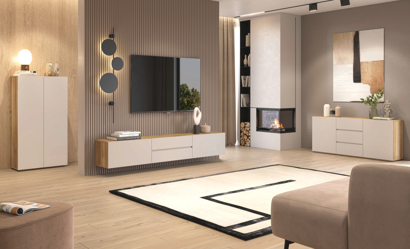 Komoda 70 cm do przedpokoju CRISS kaszmir, 7182329