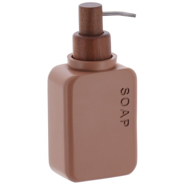 Dozownik na mydło Salva mocha 300 ml ozdobny, 7243062