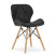 Inny kolor wybarwienia: Krzesło LAGO ekoskóra - czarne x 1