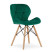 Inny kolor wybarwienia: Krzesło LAGO Aksamit - zielone x 1