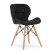 Inny kolor wybarwienia: Krzesło LAGO Aksamit - czarne x 1