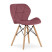 Inny kolor wybarwienia: Krzesło LAGO Aksamit - ciemny róż x 1
