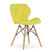 Inny kolor wybarwienia: Krzesło LAGO Aksamit - żółte x 1
