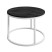 Inny kolor wybarwienia: Okrągły stolik kawowy CIRI biały ciemny beton