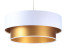 Inny kolor wybarwienia: Lampa wisząca DOUBLE WHITE 50 biała/złota
