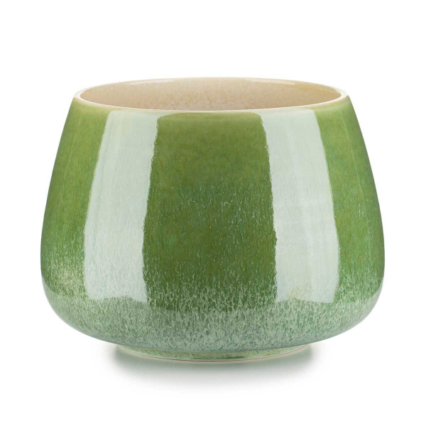 Osłonka ceramiczna zielona 11x14,5 cm, 729534