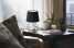Lampka nocna stołowa Diament czarna metalowa nowoczesna E27 34 cm, 7306025