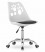 Inny kolor wybarwienia: Krzesło obrotowe PRINT - biało-czarne